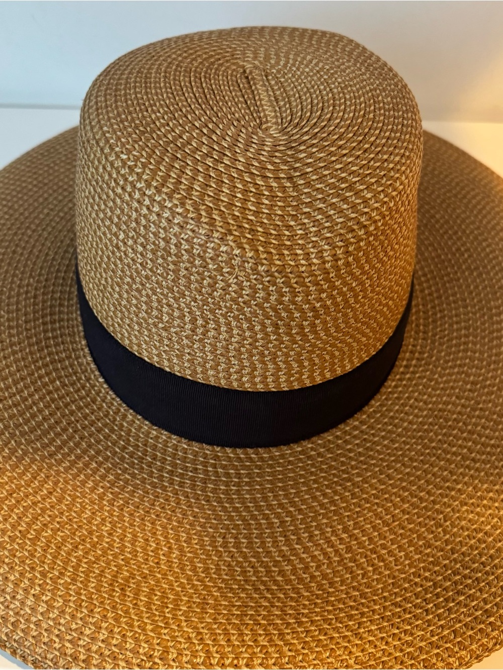 NWT Eric Javits Daphne Hat in Natural Black - Picture 11 of 12